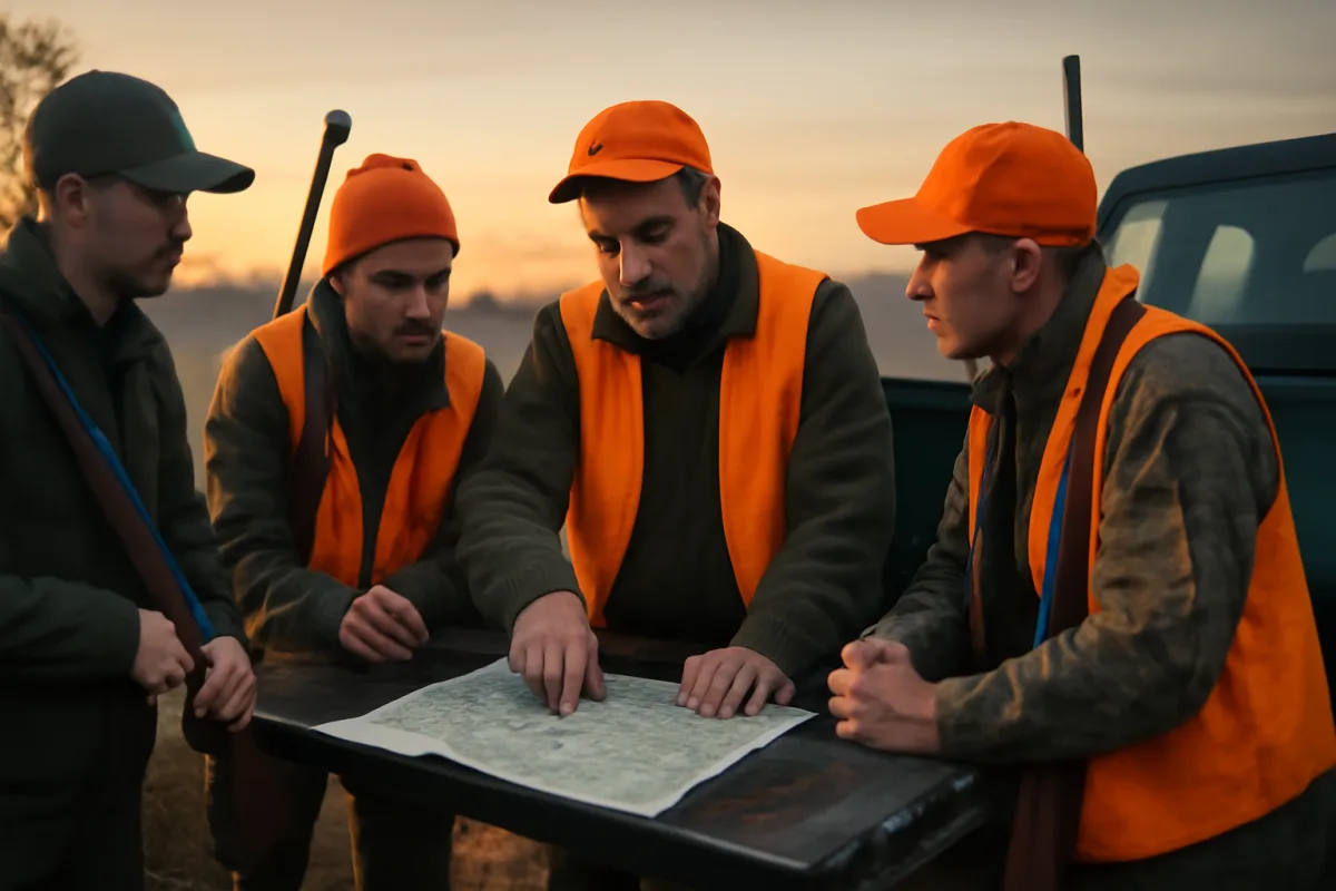 Come organizzare la caccia in gruppo senza confusione: metodi per coordinarsi all’alba